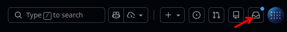 Github Notification Button